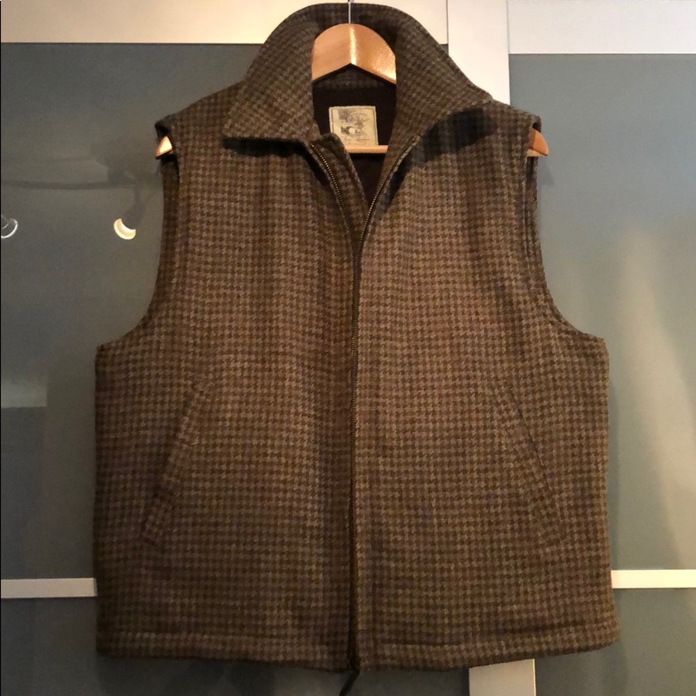 Brooks Brothers Hunting Outerwear Herringbone Vest
